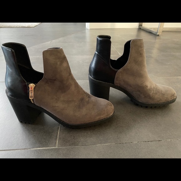 Zara Heeled Boots 41/10 Women - Picture 6 of 7